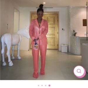 Elegant Coral Women's Jumpsuit